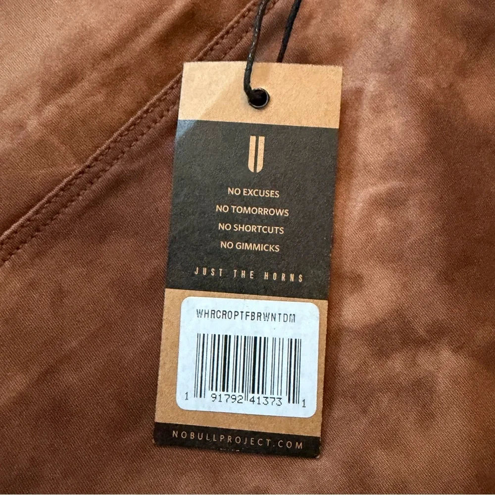 NOBULL Women’s High Rise Crop Tight Toffee‎ Brown Tie Dye size M